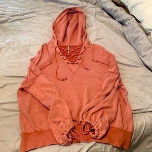 Free People Hooded Sweatshirt